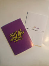 Load image into Gallery viewer, “Great WINERGY Only” Notebook